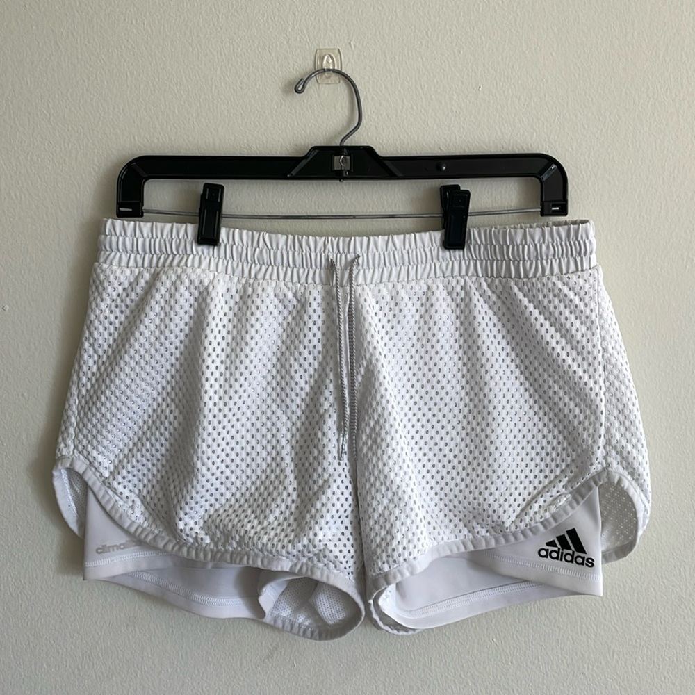 Mesh Adidas Training Shorts with Compression Lining